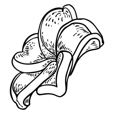 Plumeria açık tomurcuklar. Geleneksel Hawaii tropikal kolyesi ya da boyun çelengi çiçek tasarımı elementi. Hoş geldin davetiye dekorasyonu. Gerçek Plumeria 'dan çizim sanatı. Vektör.