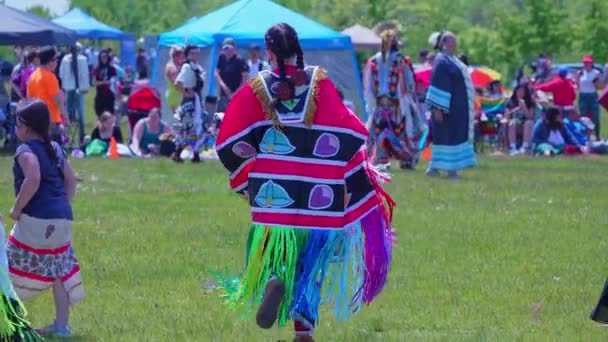 Pow Wow 2Nd Annual Two Spirit Powwow Spirit People 1St — стокове відео