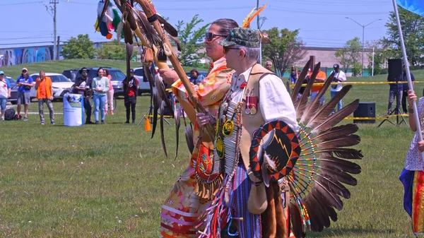 Grand Entry 2Nd Annual Two Spirits Pow Wow Spirited People — Photo