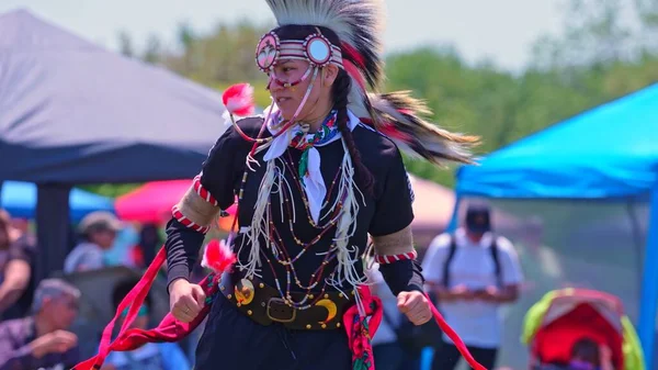 Torontos Jährliches Spirit Powwow Veranstaltet Von Spirited People 1St Nations — Stockfoto
