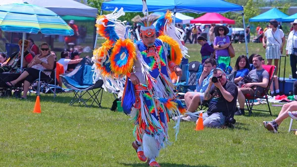 Dois Espíritos Pow Wow Por Espíritos Povos Das Nações Powwow — Fotografia de Stock
