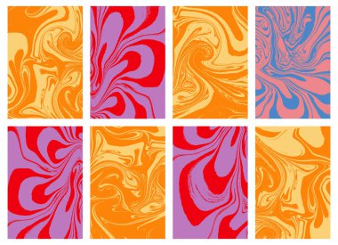 Sıvı mermer akrilik boya karışımı. Tasarım kapağı, sunum, davetiye, broşür ve kartvizit için başvurulabilir. Sıvı sanat dokusu. Vektör.