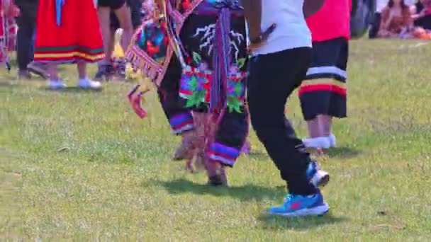 Secondo Spirit Powwow Annuale Toronto Ospitato Spirited People 1St Nations — Video Stock