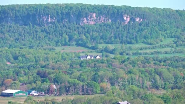 Vue Pinnacle Lookout Aire Conservation Rattlesnake Point Dans Province Ontario — Video