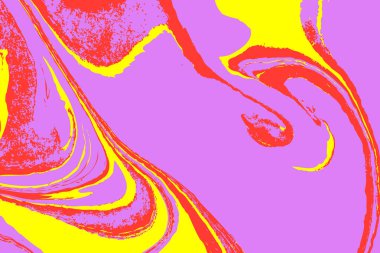 Renkli arka plan. Ebru doku renkli mürekkep. Elle çizilmiş mermer illüstrasyonlar, ebru aqua kağıt ve İpek baskı. Geleneksel Türk ebru tekniği. Su üzerinde boyama.