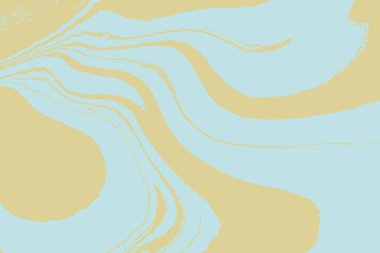 Okyanus mermer sanat soyut. Doğal rastgele ebru. Tarzı ile mermer swirls ya da kırmızı akik taşlı dalgaların. Mavi boya şekiller. Vektör.