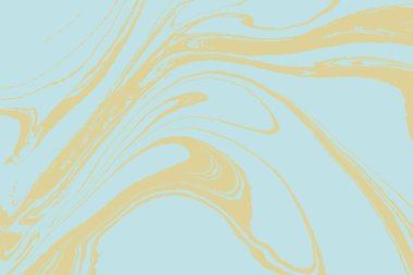 Okyanus mermer sanat soyut. Doğal rastgele ebru. Tarzı ile mermer swirls ya da kırmızı akik taşlı dalgaların. Mavi boya şekiller. Vektör.