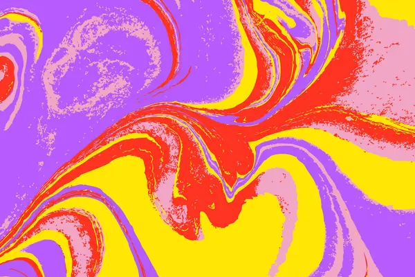 Renkli arka plan. Ebru doku renkli mürekkep. Elle çizilmiş mermer illüstrasyonlar, ebru aqua kağıt ve İpek baskı. Geleneksel Türk ebru tekniği. Su üzerinde boyama.