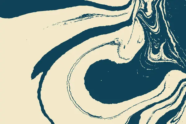 Okyanus mermer sanat soyut. Doğal rastgele ebru. Tarzı ile mermer swirls ya da kırmızı akik taşlı dalgaların. Mavi boya şekiller. Vektör.