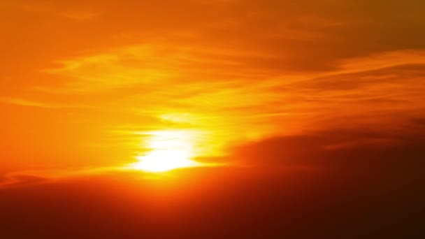 Тимелапс Канади Надзвичайно Спекотний Вечір Літня Спека Попереджає Темно Червоне — стокове відео