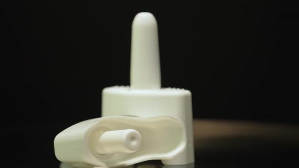 Spray Nasal Bolsa Del Kit Sobredosis Emergencia Utilizado Para Recuperación — Vídeo de stock
