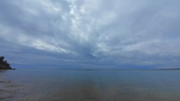 Ontario Daki Prens Edward County Plajı Ndan Timelapse Kanada Ontario — Stok video