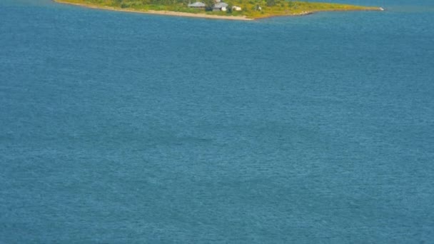Άποψη Του Εκπληκτικό Ιδιωτικό Νησί Στη Λίμνη Huron Φωλιασμένο Στην — Αρχείο Βίντεο
