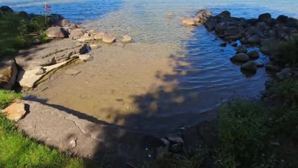 Magnífica Bahía Del Lago Manitou Joya Isla Manitoulin Norte Ontario — Vídeo de stock