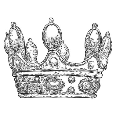 Crown from over the baby Jesus Christ, Son of God and savior of the world. Symbol of sacrifice on the cross, for the salvation of humanity. Messiah prophecies and divinity, sovereignty clipart