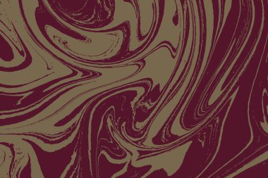 Mermer swirls veya akik taş etkisi dalgaların trendy stiliyle. Vektör.