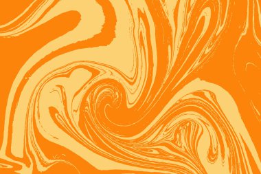 Sarı ve renk ebru sanatı. Geleneksel Türk Ebru tekniği. Resim su üzerinde son derece dokulu kağıt veya kumaş transfer. Renk boya ebru dalgalar ve döşeme deseni ile. Vektör. 