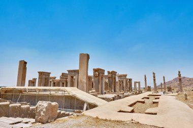 Persepolis, İran. Persepolis harabesi, Tachara harabeleri..