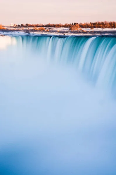 Detailed Long Exposure Niagara Falls Ontario Canada North America Sunset — Foto de Stock