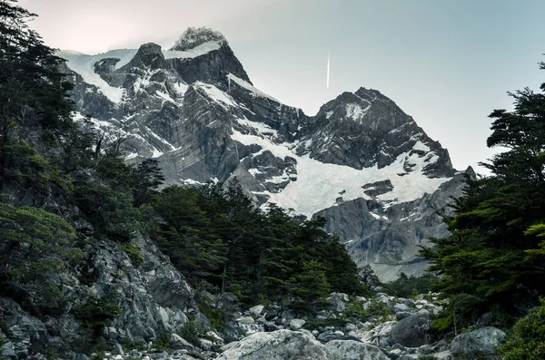 Glaciar Del Frances Het Nationale Park Torres Del Paine Chili — Stockfoto