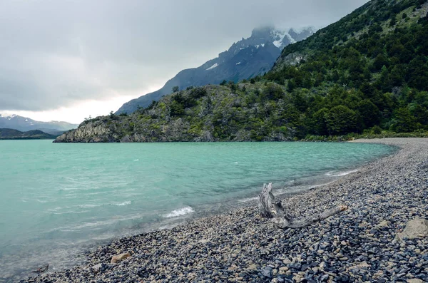 Lago Nordenskjold Torres Del Paine Nemzeti Parkban Chilében Patagóniában Dél — Stock Fotó