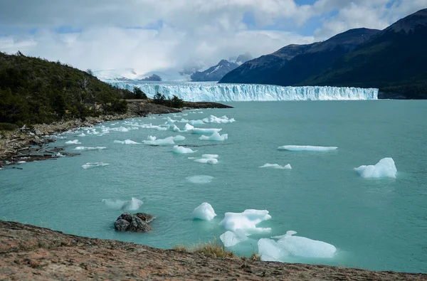 Lodowiec Perito Moreno Parku Narodowym Los Glaciares Calafate Argentyna Ameryka — Zdjęcie stockowe