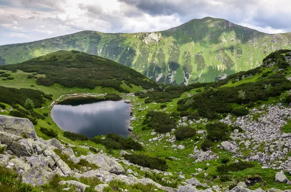 Senderismo Rohace Tatras Occidental Alrededor Rohacske Plesa Eslovaquia —  Fotos de Stock