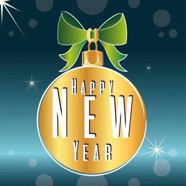 Kurdele vektör illüstrasyonlu mutlu noel baloları.