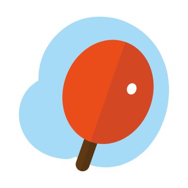 Isolated ping pong racket sport icon Vector illustration