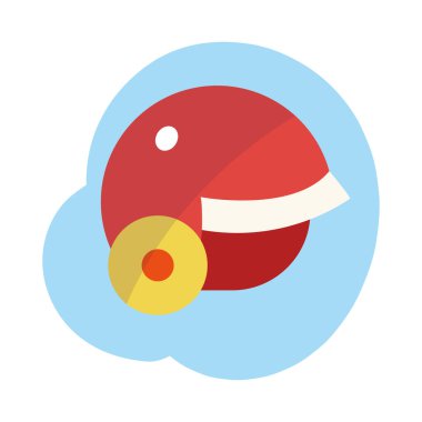 Isolated baseball protection helmet icon Vector illustration