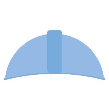 Isolated engineer helmet icon Flat design Vector illustration