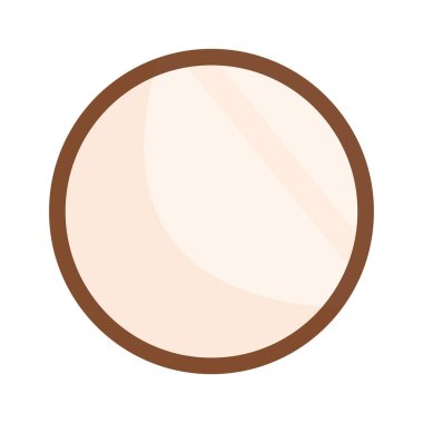 Isolated colored mirror icon image Vector illustration