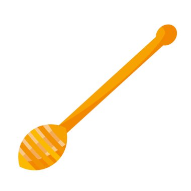 Isolated colored honey stick icon Colored design Vector illustration