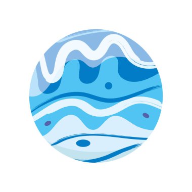 Isolated sketch of a planet icon Vector illustration