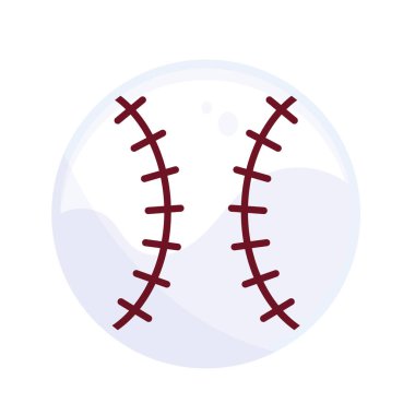 Isolated colored baseball ball icon Vector illustration
