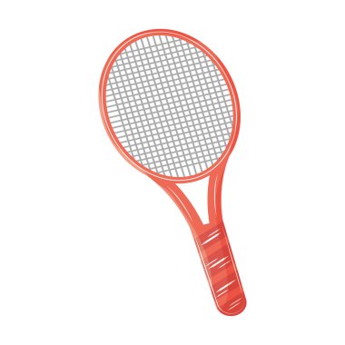 Isolated colored tennis racket icon Vector illustration