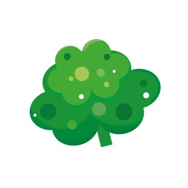 Isolated colored broccoli sketch icon Vector illustration