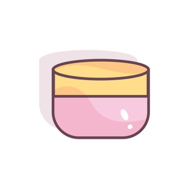 Isolated colored face cream fashion icon Vector illustration