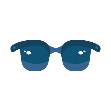 Isolated colored sunglasses icon Flat design Vector illustration