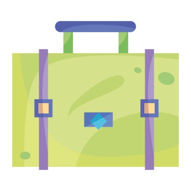 Isolated colored travel suitcase icon Vector illustration