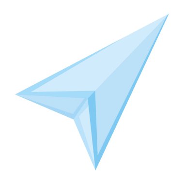 Isolated map arrow icon gps flat design Vector illustration