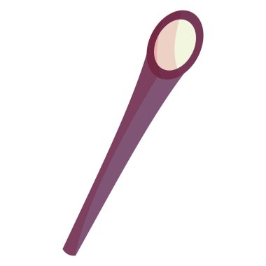 Isolated colored eyebrow comb icon Vector illustration