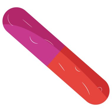 Isolated hair removal wax bandage Vector illustration