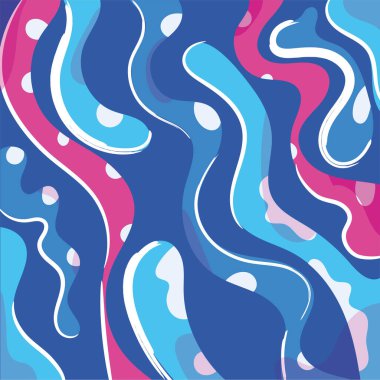 Canlı renkli el çizimi arkaplan vektörü illüstrasyonu