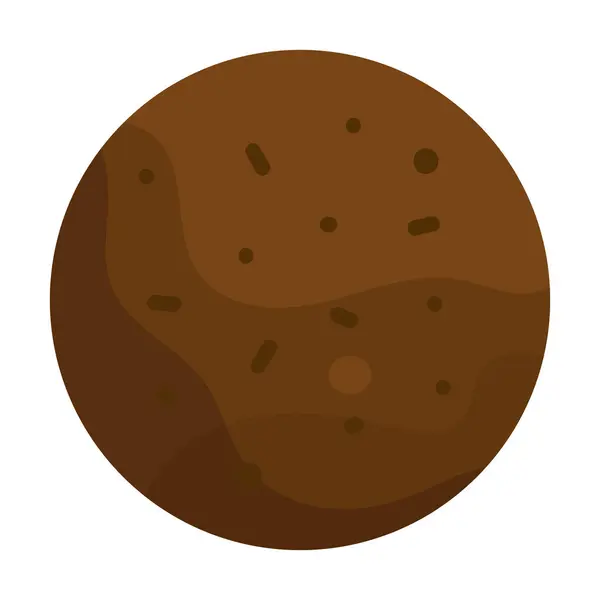 Isolé Icône Croquis Bonbons Chocolat Coloré Illustration Vectorielle — Image vectorielle
