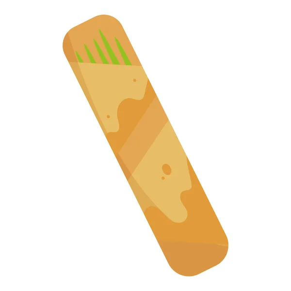 Conjunto Colorido Isolado Chopsticks Ícone Ilustração Vetorial — Vetor de Stock