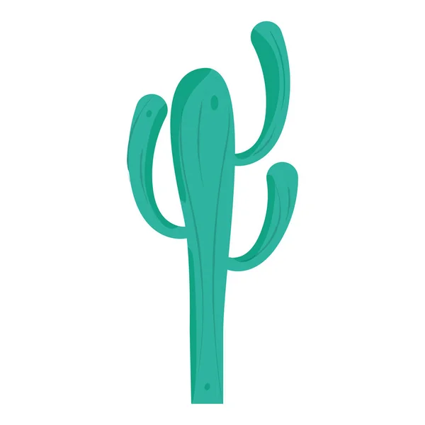 Isolerad Färgad Kaktus Skiss Ikon Vektor Illustration — Stock vektor