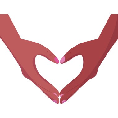 Bir çift elin izole edilmiş çizimi Vektör illüstrasyonuName