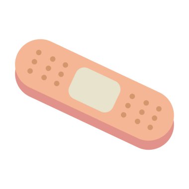 Yapışkan bandaj tasarımı. Vektör illüstrasyonu