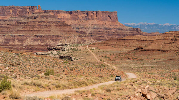 The Shafer Trail at the Island in the Sky District of Canyonlands National Park, Utah